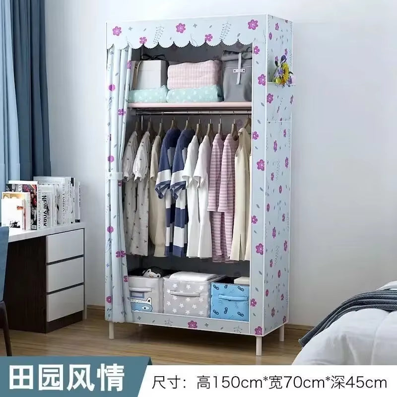 Non-Woven Fabric Panoramic Folding Cloth 3D Wardrobe