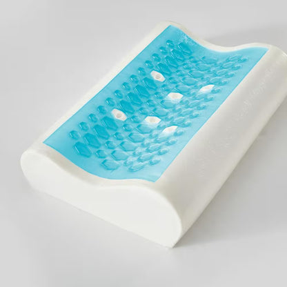 Cooling Gel Overlay Contour Memory Foam Standard Bed Pillow
