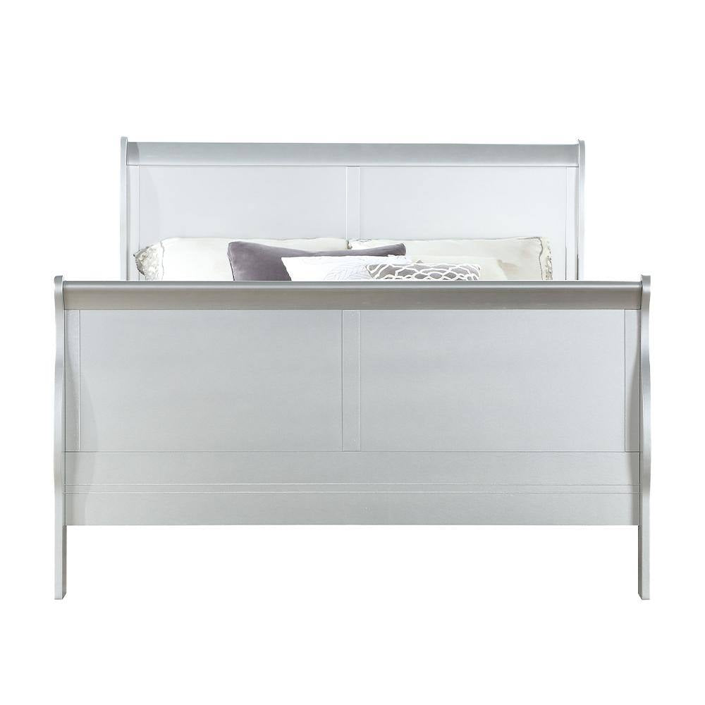 Louis Philippe III Platinum Eastern King Bed