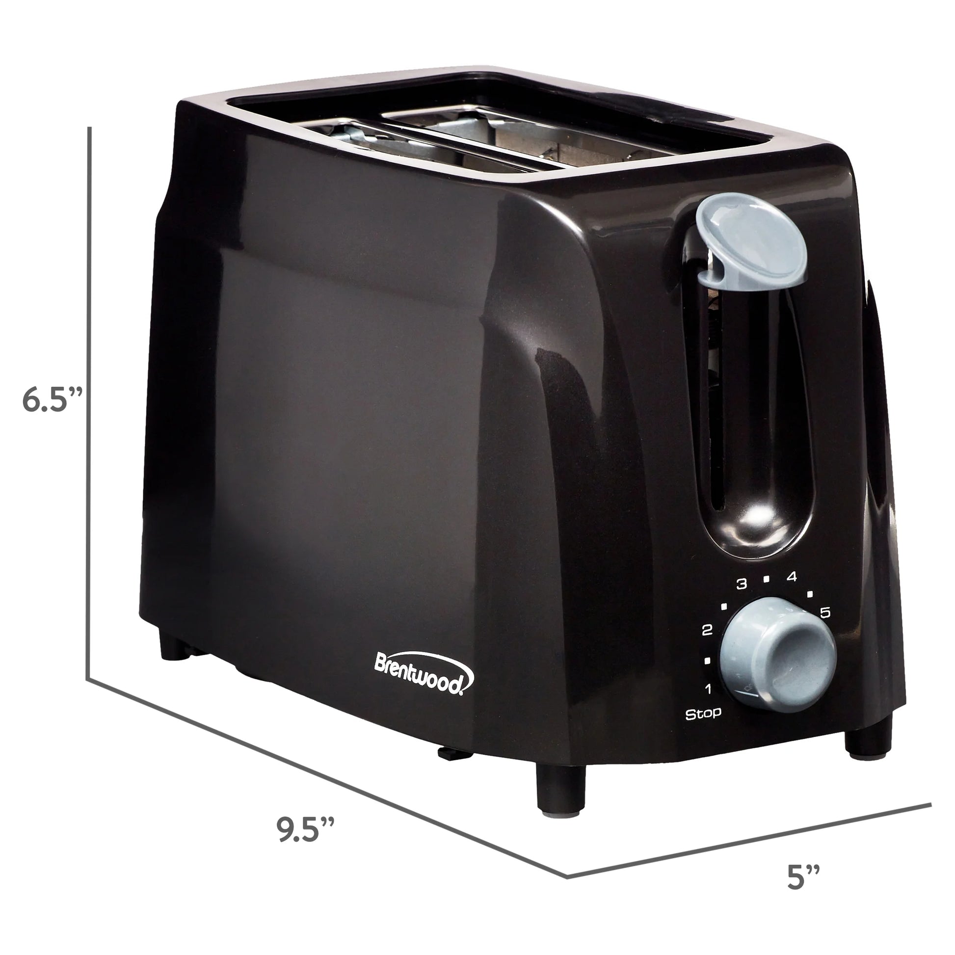 Cool Touch Black 2-Slice Toaster
