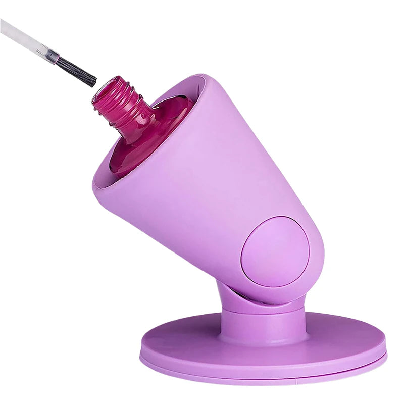 Silicone Nail Polish Holder Nail Art Polish Bottle Stand DIY Salon Nail Art Polish Bottle Stand Nail Art Tools Accessories