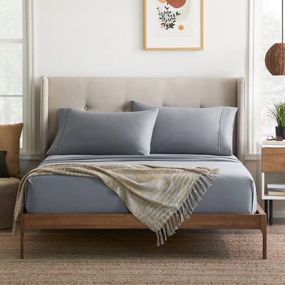Premium Microfiber Sheet Set - Split California King, Gray