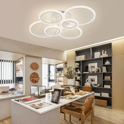 Modern LED Home Ring Ceiling Mount Light