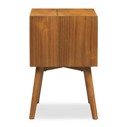 Durable Bedroom 2-Drawer Nightstand