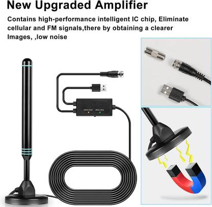 Indoor HD Amplified TV Antennas for Free Channels
