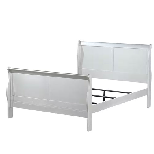 Louis Philippe III Platinum Eastern King Bed