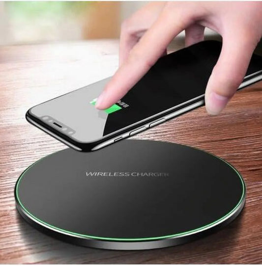 Qi-Certified 10W Fast Wireless Charging Pad for iPhone and Android Devices