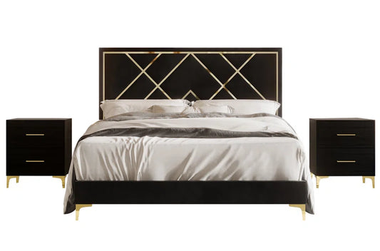 Lausyn Upholstered Standard 3 Piece Bedroom Set