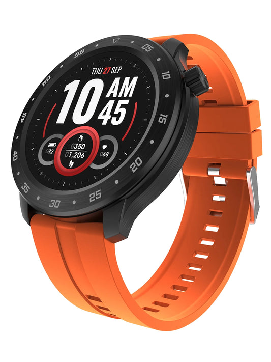 Bold 3 Unisex Smart Watch with Silicone Strap in Orange