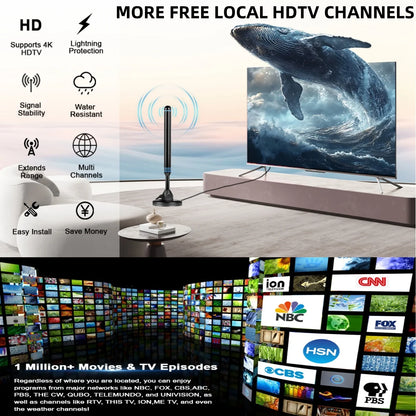 Indoor HD Amplified TV Antennas for Free Channels