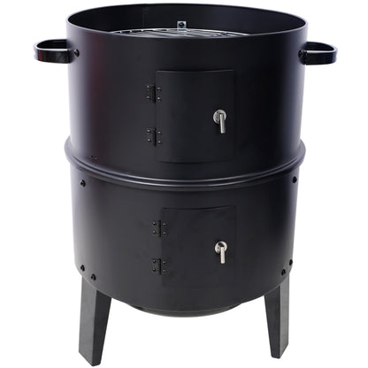 16 Inch Vertical Portable Charcoal Smoked Outdoor Cooking Grill