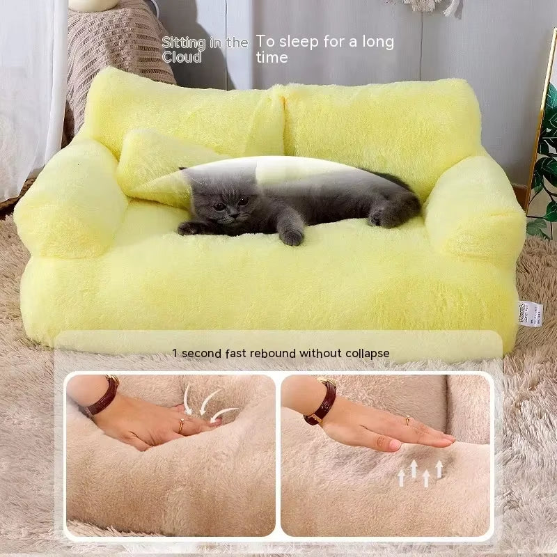 Plush Soft Sofa Warm Sleeping Bed