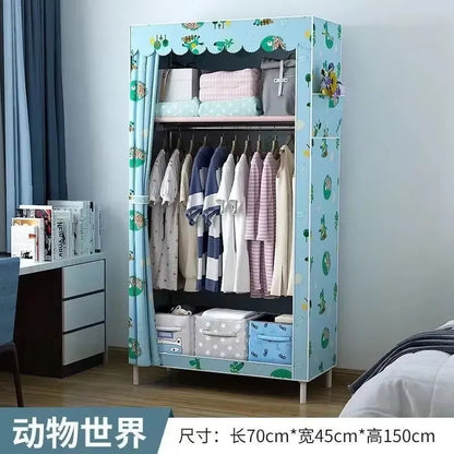 Non-Woven Fabric Panoramic Folding Cloth 3D Wardrobe