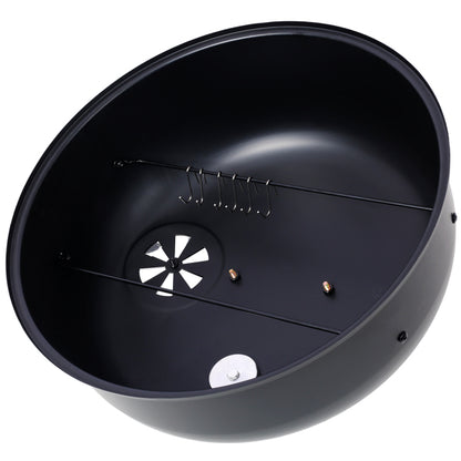16 Inch Vertical Portable Charcoal Smoked Outdoor Cooking Grill