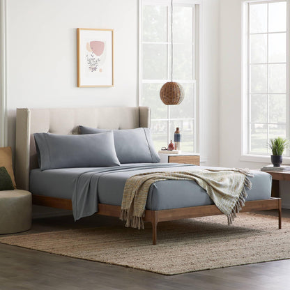 Premium Microfiber Sheet Set - Split California King, Gray