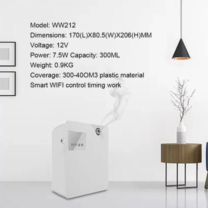 Aroma Diffuser for Home Air Fresheners Sprayer Aromatherapy Hotel Scenting Device Smart Room Fragrance Machine App Control