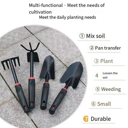 Shovel Set of Four Gardening Tools