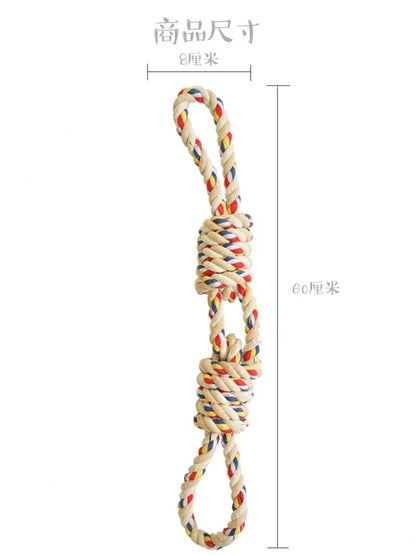 60CM Pets Bite Molar Tooth Rope Toy