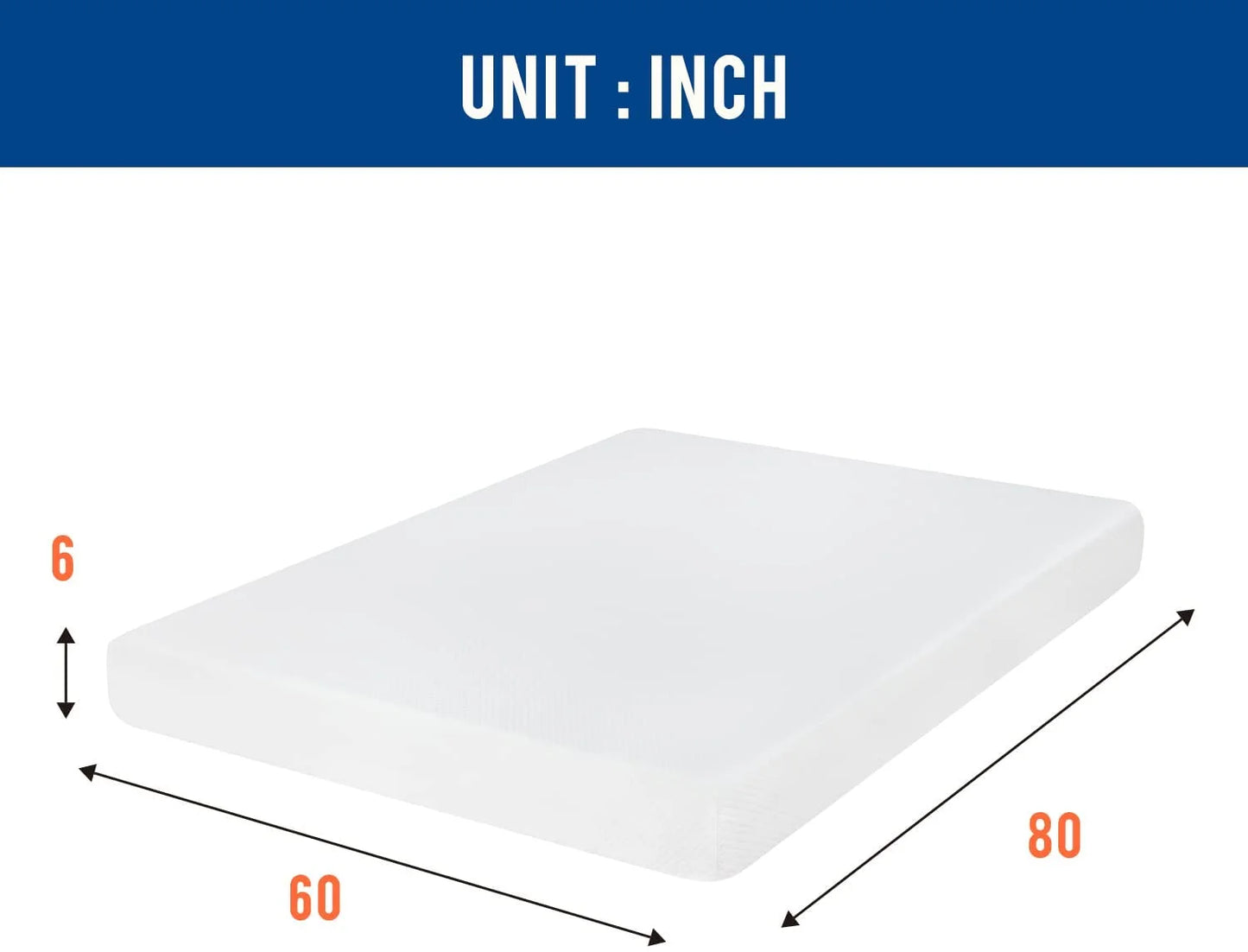 Memory Foam Certified Pressure Relieving (6 In, Queen) Mattress in a Box 