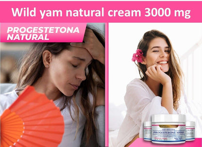 Balance Suplement Natural Cream Wild Yam Hot Flashes Balance Femenine Crema