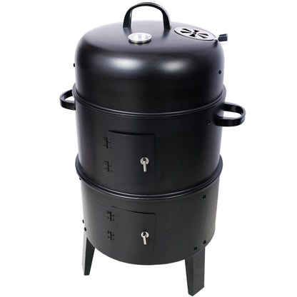 16 Inch Vertical Portable Charcoal Smoked Outdoor Cooking Grill