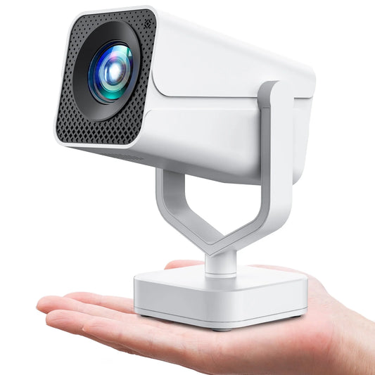 Mini Projector with Built-In Apps, WiFi and Bluetooth Connectivity, HD 1080P Video, and Android Operating System