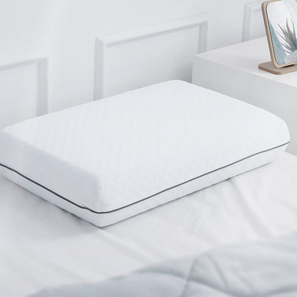 Standard Size Cooling Gel Memory Foam Pillow for Neck Support, 25" x 16