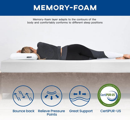 Memory Foam Certified Pressure Relieving (6 In, Queen) Mattress in a Box 