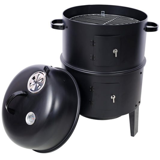 16 Inch Vertical Portable Charcoal Smoked Outdoor Cooking Grill