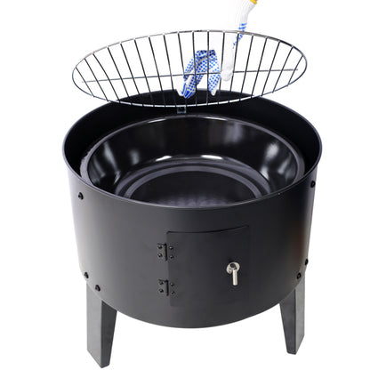 16 Inch Vertical Portable Charcoal Smoked Outdoor Cooking Grill