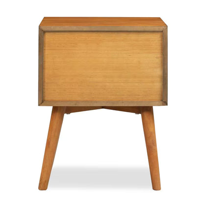 Durable Bedroom 2-Drawer Nightstand