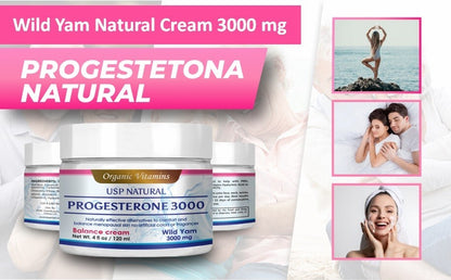 Balance Suplement Natural Cream Wild Yam Hot Flashes Balance Femenine Crema
