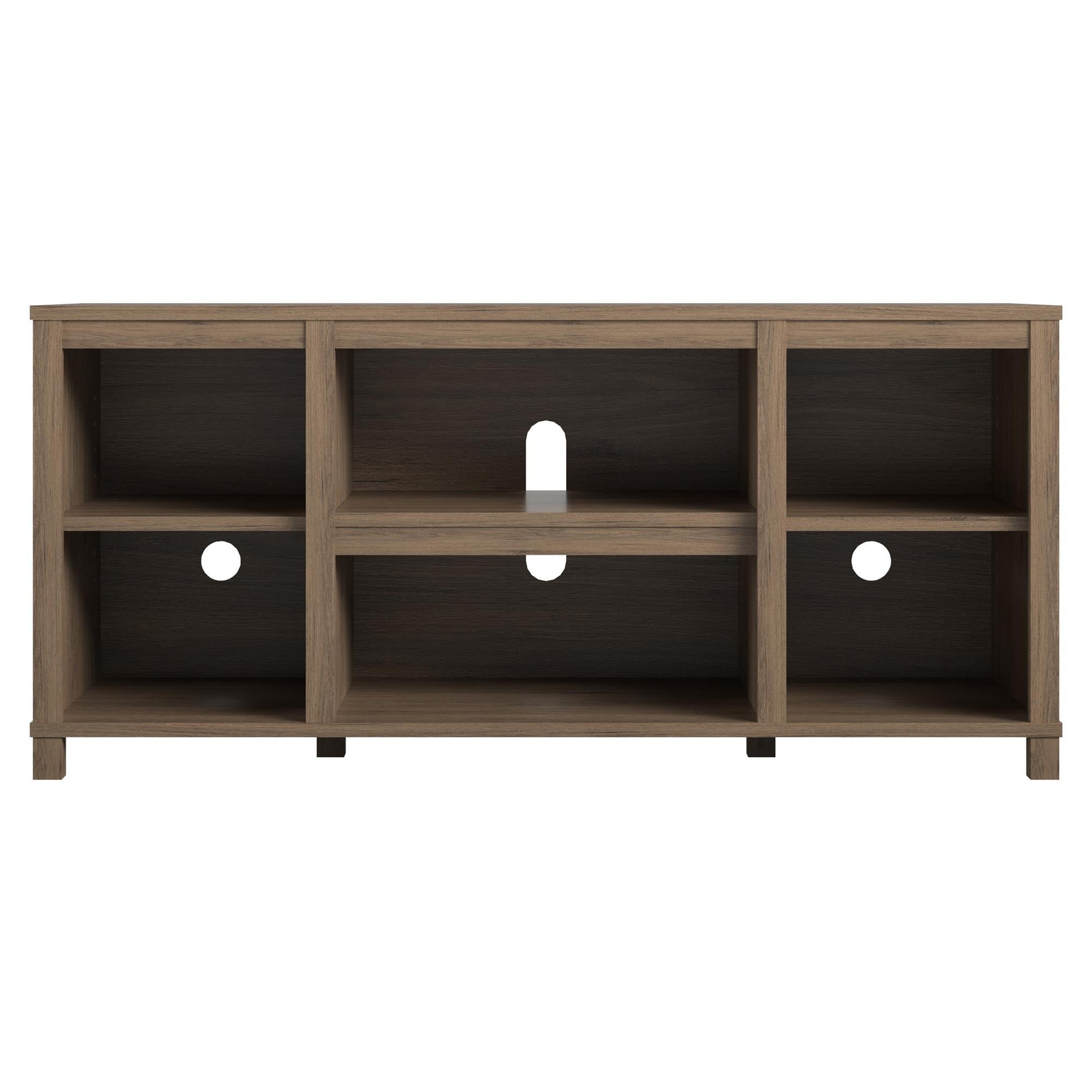 Parsons TV Stand for TVs up to 50 inches in Rustic Oak Finish