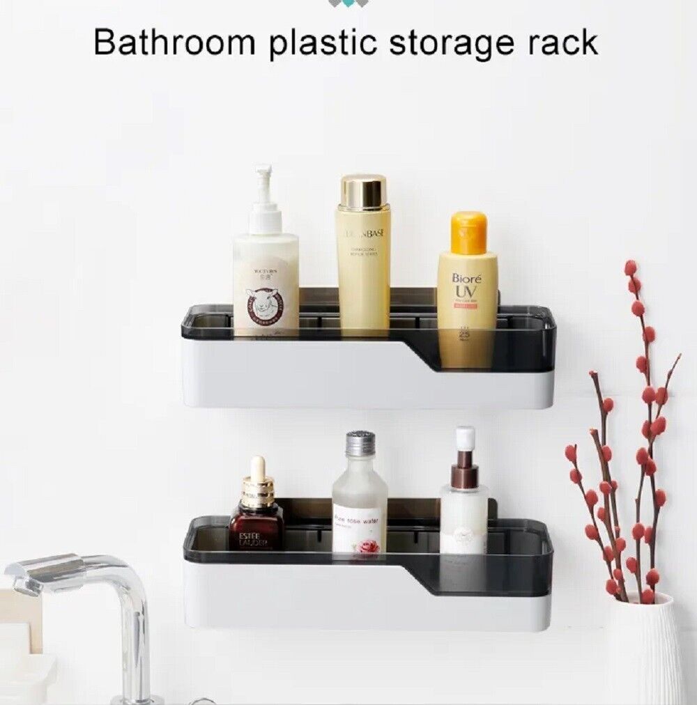 Wall-Mounted Shower Caddy – Bathroom Storage Organizer