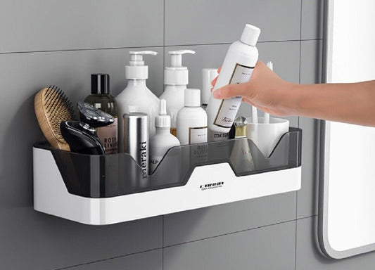 Wall-Mounted Shower Caddy – Bathroom Storage Organizer